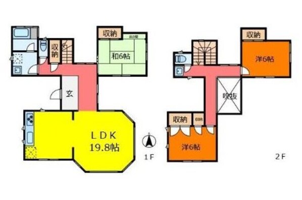 山宮町　戸建の物件間取画像